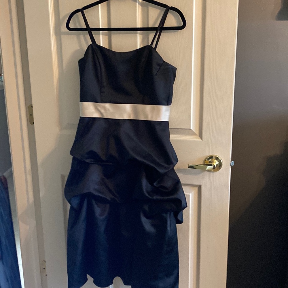 Bridesmaid dress.